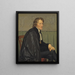 Bertel Thorvaldsen den danska skulptören - Christoffer Wilhelm Eckersberg — inramlat konstverk på väggen