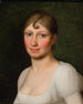Christine Rebekka Eckersberg née Hyssing, första hustrun till konstnären - Christoffer Wilhelm Eckersberg — vy av konstverket