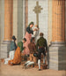 Devotion till den heliga porten i Peterskyrkan - Christoffer Wilhelm Eckersberg — vy av konstverket