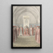 La fondation de l'ordre de l'éléphant - Christoffer Wilhelm Eckersberg — inramlat konstverk på väggen