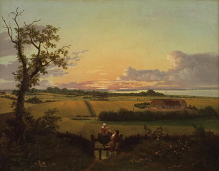 Christoffer Wilhelm Eckersberg - Landscape with a Stile The Isle of Mn.webp