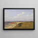 Tuileries de Renbjerg nära fjorden av Flensburg - Christoffer Wilhelm Eckersberg — inramlat konstverk på väggen