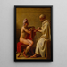 Socrate och Alcibiades - Christoffer Wilhelm Eckersberg — inramlat konstverk på väggen