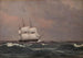 La corvette Najaden par gros temps - Christoffer Wilhelm Eckersberg — vy av konstverket