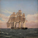 La corvette Najaden sous voiles - Christoffer Wilhelm Eckersberg — vy av konstverket