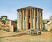 Vesta-templet i Rom - Christoffer Wilhelm Eckersberg — vy av konstverket