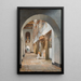 Vue de l'église de San Lorenzo fuori le Mura - Christoffer Wilhelm Eckersberg — inramlat konstverk på väggen