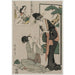 Reproduktion av målningen Chushingura - Akt V av The Storehouse of Loyalty - Kitagawa Utamaro | V