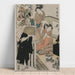 Reproduktion av målningen Chushingura-målning, akt IX av L'Entrepôt de la loyauté - Kitagawa Utamaro