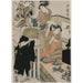 Reproduktion av målningen Chushingura-målning, akt IX av L'Entrepôt de la loyauté - Kitagawa Utamaro