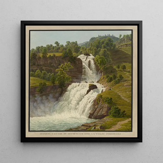 Chute de Reichenbach - Johann Jakob Biedermann