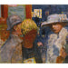 Reproduktion av målningen med fem personer - Pierre Bonnard