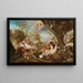 L'âge d'or - Cercle d'Abraham Bloemaert — inramlat konstverk på väggen