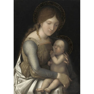 Circle of Andrea Mantegna - Madonna and Child.webp