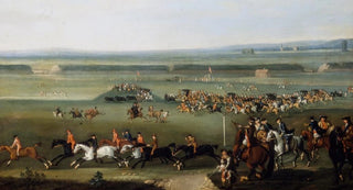 Circle of John Wootton - Racing Scene at Newmarket.webp