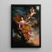 Porträtt av Mademoiselle de La Force i Flore i ett landskap med putti - Cirkel av Pierre Mignard — inramlat konstverk på väggen