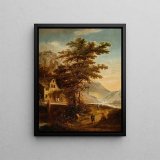 Claes Jansz van der Willigen - Mountain landscape from the Rheinland.webp