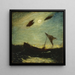 Clair de lune - Albert Pinkham Ryder — inramlat konstverk på väggen