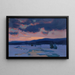 Crépuscule d'hiver, Baie St Paul - Clarence Alphonse Gagnon — inramlat konstverk på väggen