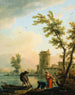 Fiskare vid soluppgången - Claude-Joseph Vernet — vy av konstverket