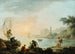 Fiskare vid soluppgången - Claude-Joseph Vernet — vy av konstverket