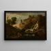 Les Cascatelles de Tivoli - Claude-Joseph Vernet — inramlat konstverk på väggen