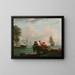 Fiskare vid en medelhavskust - Claude-Joseph Vernet — inramlat konstverk på väggen