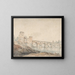 Pont Molle, Rom - Claude-Joseph Vernet — inramlat konstverk på väggen