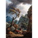 Reproduktion av målningen Soldater i en bergsklyfta med en storm - Claude-Joseph Vernet