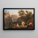 Les quatre moments de la journée Soir - Claude-Joseph Vernet — inramlat konstverk på väggen