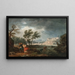 Les quatre moments de la journée: Midi - Claude-Joseph Vernet — inramlat konstverk på väggen