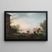 Les quatre moments de la journée Matin - Claude-Joseph Vernet — inramlat konstverk på väggen