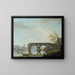 Vue du Ponte Rotto à Rome - Claude-Joseph Vernet — inramlat konstverk på väggen