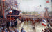 La Place de l'Hôtel de Ville den 20 oktober 1918, manifestation till minne av klass 1920 - Claude Charles Bourgonnier — vy av konstverket