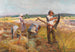La Moisson du blé - Claude Firmin — vy av konstverket