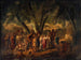 en antik procession som närmar sig ett tempel - Claude Joseph Vernet — vy av konstverket