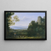 Landskap med Apollon och Mercurius - Claude Lorrain — inramlat konstverk på väggen