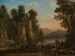 Landskapsmålning med herdar. Dans vid vattnet - Claude Lorrain — vy av konstverket
