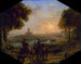 Landskap med hamnen i Santa Marinella - Claude Lorrain — vy av konstverket