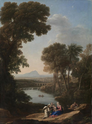 Claude Lorrain - Rest on the Flight into Egypt.webp