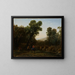La Fuite en Égypte - Claude Lorrain — inramlat konstverk på väggen