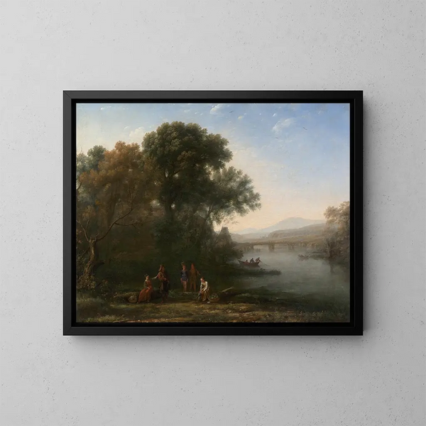 Le Ford - Claude Lorrain — inramlat konstverk på väggen