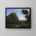 Vue de Delphes avec une procession - Claude Lorrain — inramlat konstverk på väggen