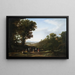 dansande bybor - Claude Lorrain — inramlat konstverk på väggen