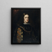 Charles II - Claudio Coello — inramlat konstverk på väggen