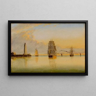 Clement Drew - Morning off Boston Light.webp