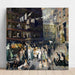 Cliff Dwellers - George Wesley Bellows — väggpresentation av konstverket