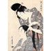 Reproduktion av målningen Frisör - Kitagawa Utamaro