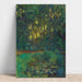 Reproduktion av målningen Coin du bassin aux nymphéas - Claude Monet