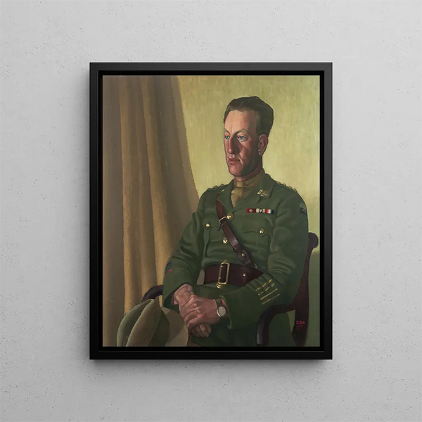 Veste de capitaine - Colin Gill — inramlat konstverk på väggen